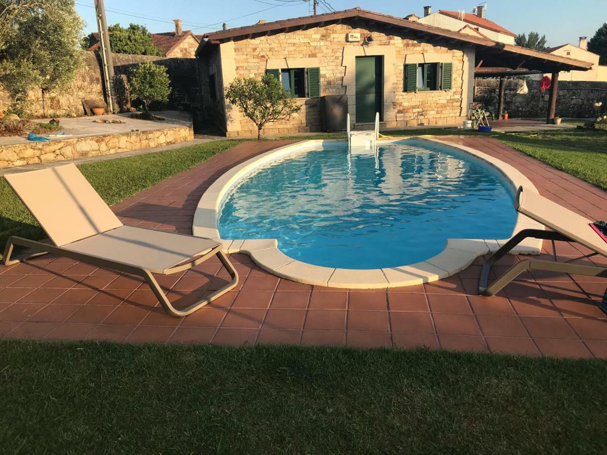 Casa Rústica Piscina, Apartadiño Pobra Do Caraminal Exterior foto
